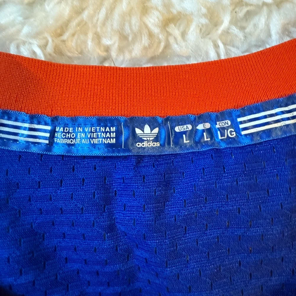 Vintage Patrick Ewing New York Knicks Adidas Hardwood Classics Jersey - Blue - Picture 3 of 3